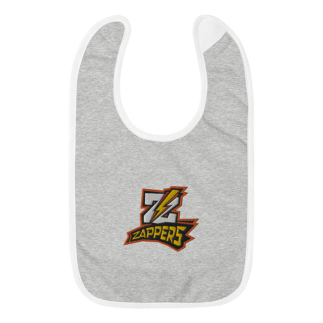 Zappers Embroidered Baby Bib product image (1)