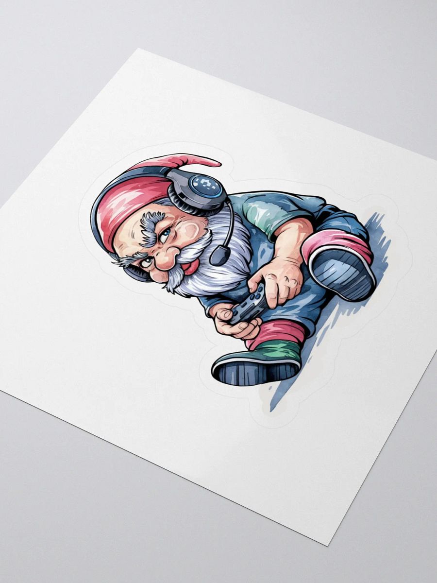 Not Now! Gamer Gnome Sticker product image (3)