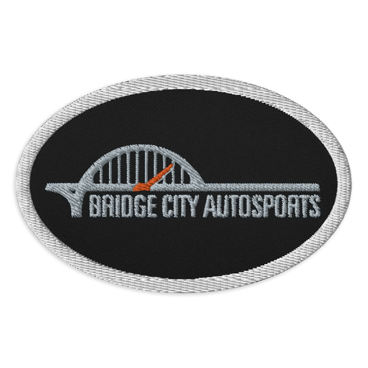 Bridge City Autosports Logo Patch Embroidered Oval product image (1)