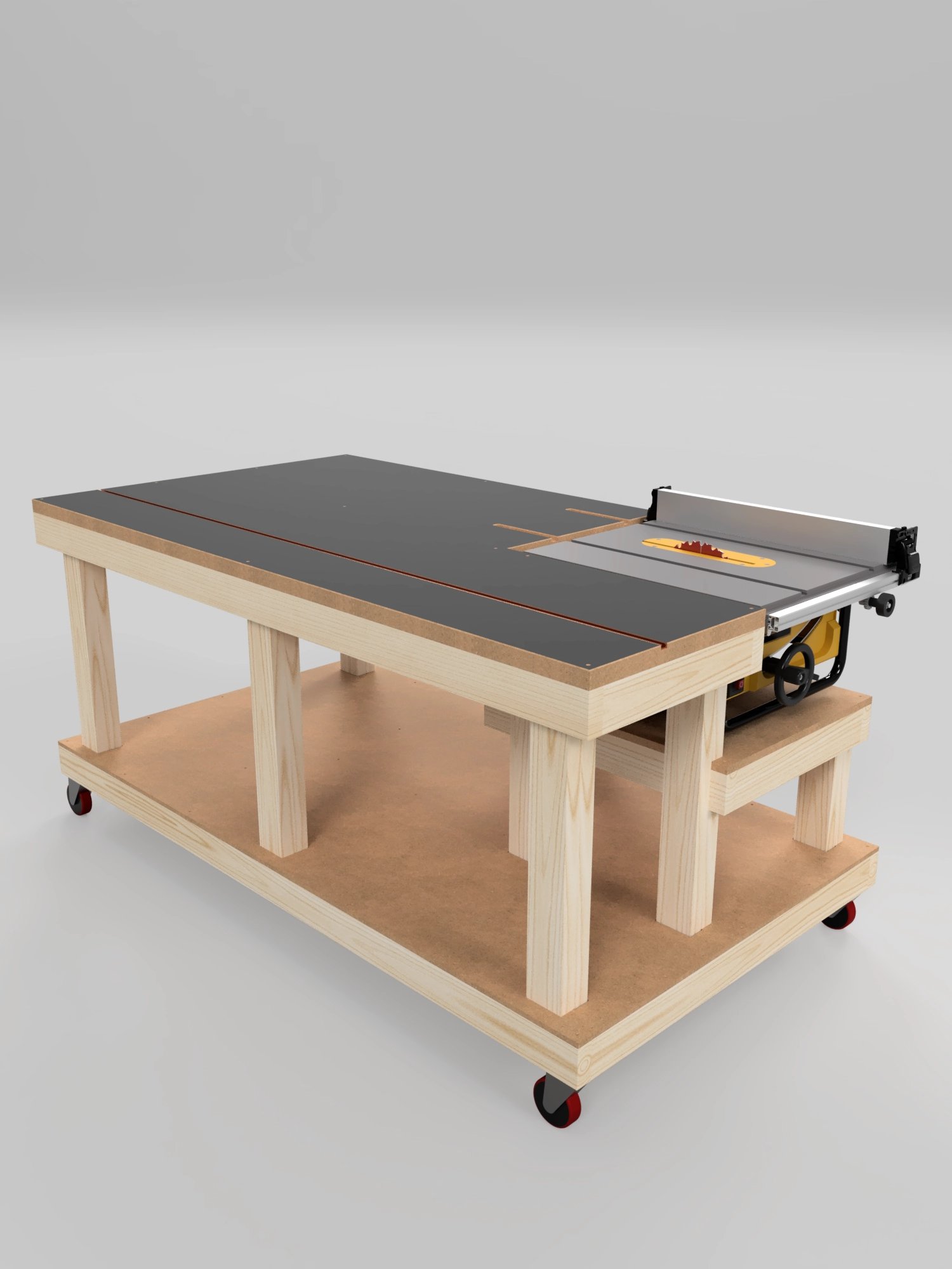 Workbench and Outfeed Table | Digital Plans product image (3)