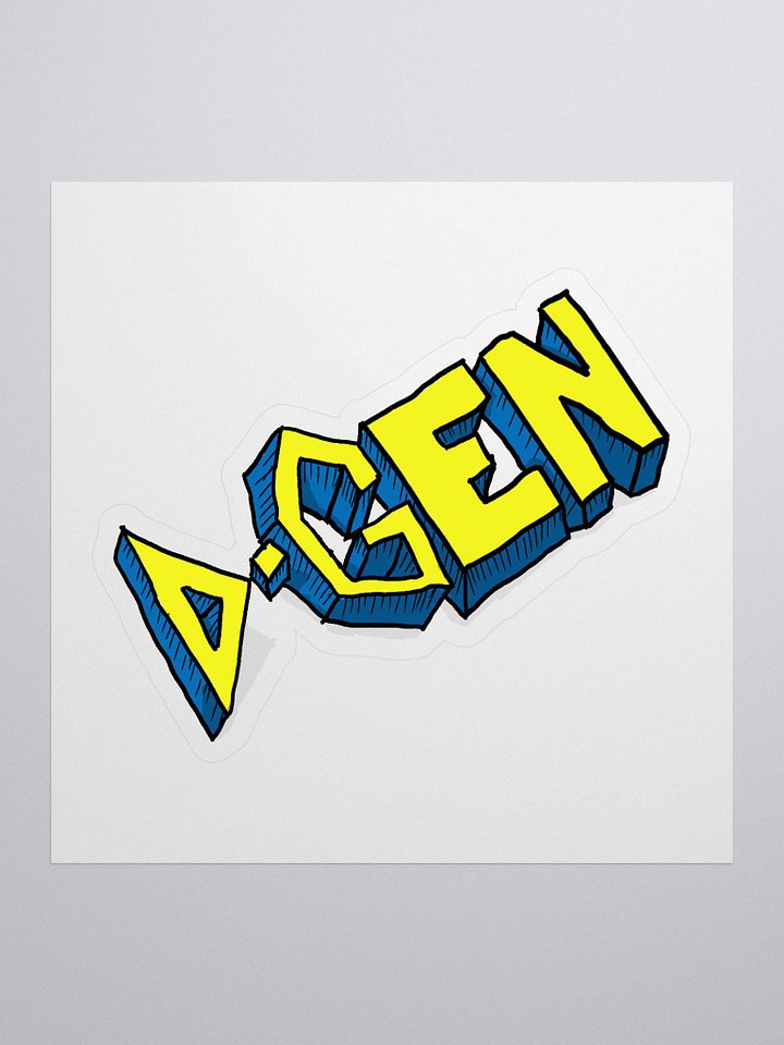 D-GEN sticker product image (1)