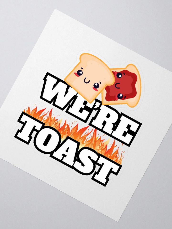 Whimsical 'We're Toast' Sticker Set product image (4)
