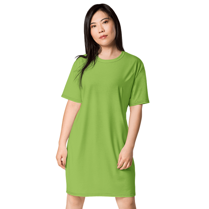 Oversized T-Shirt Dress - Rich Conifer, Sizes 2XS-6XL product image (1)