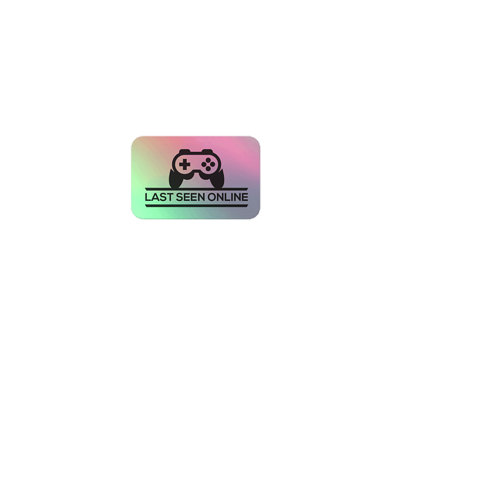 Last Seen Online Holographic Sticker product image (1)