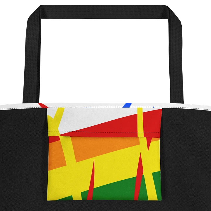 Rainbow Splash Tote with Pocket Inside product image (2)