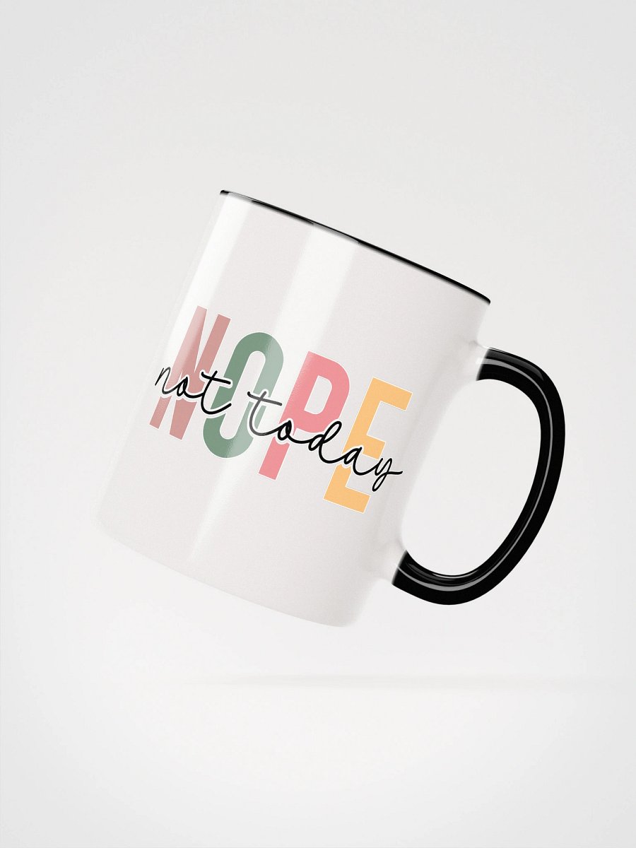 Colorful 'NOPE' Ceramic Mug product image (6)