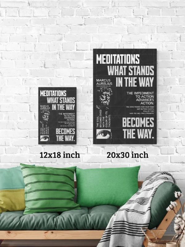Marcus Aurelius Meditations Modern Matte Paper Poster product image (2)