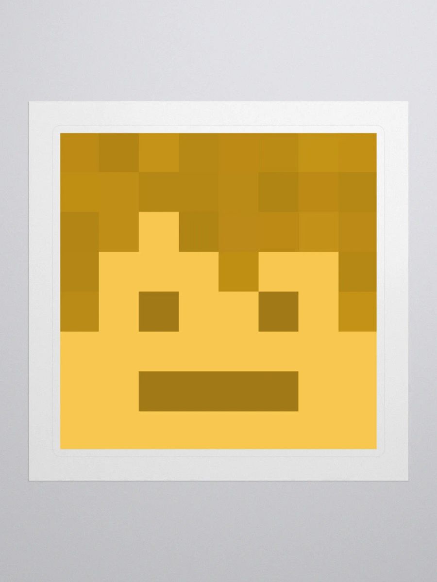 Golden UnderMyCap Sticker product image (3)