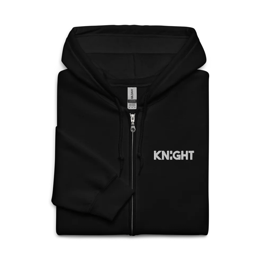 KNIGHT embroidered Zip-up Hoodie product image (3)