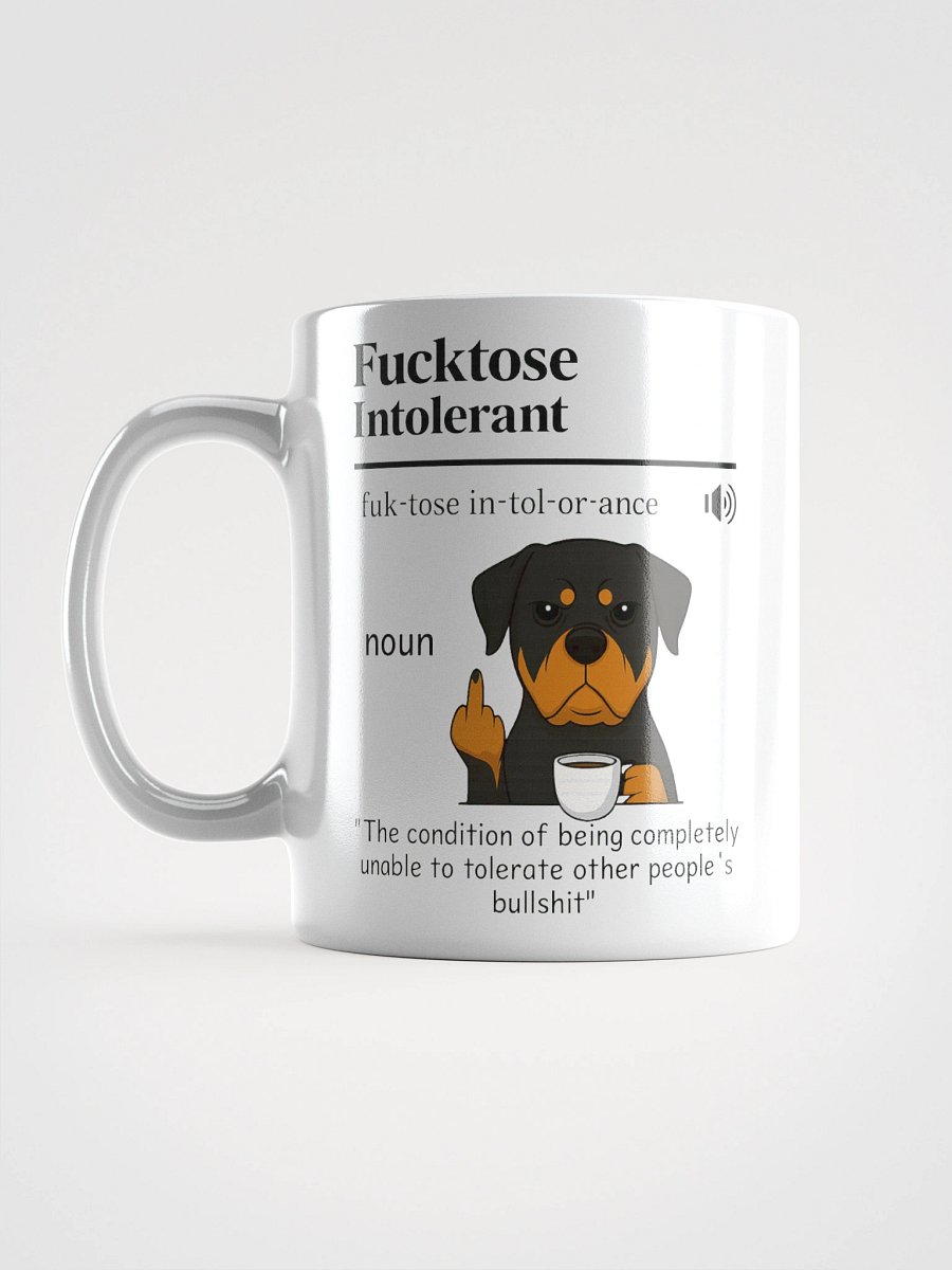Intolerant Rottweiler - White Glossy Mug product image (6)