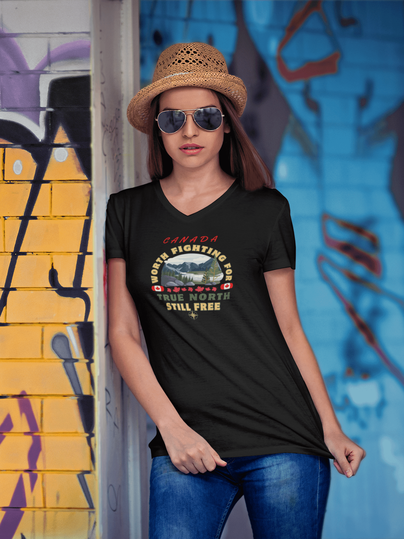 Canada True North Women's V-Neck Tee product image (13)