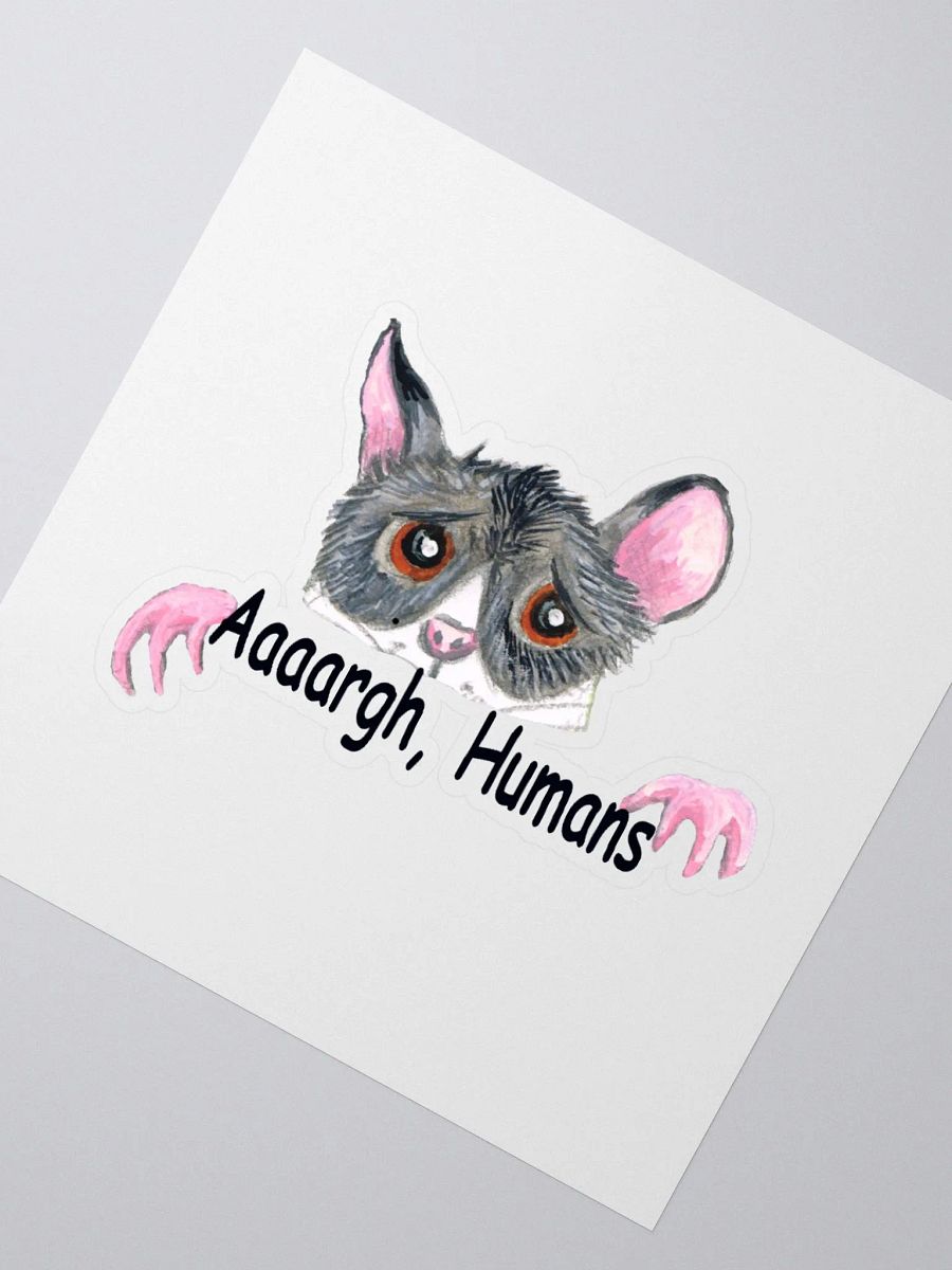 Rat scared of humans sticker product image (6)