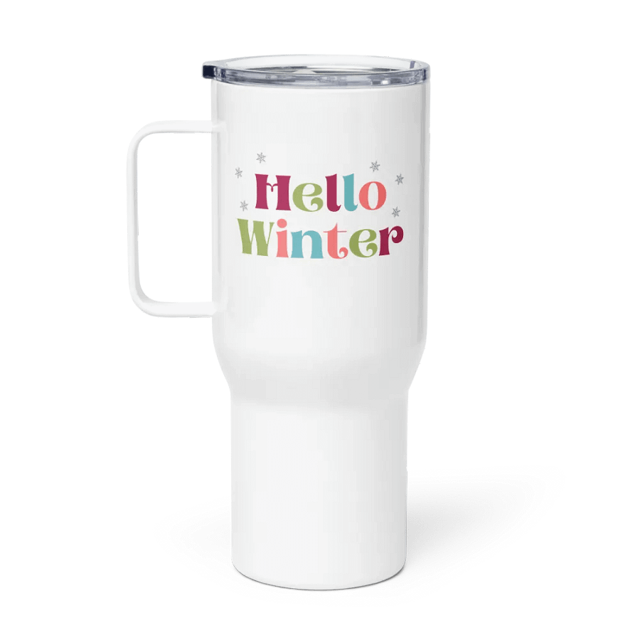 Vibrant Winter Delight Travel Mug product image (2)