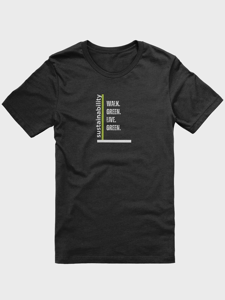Walk Green, Live Green Tshirt Design product image (2)