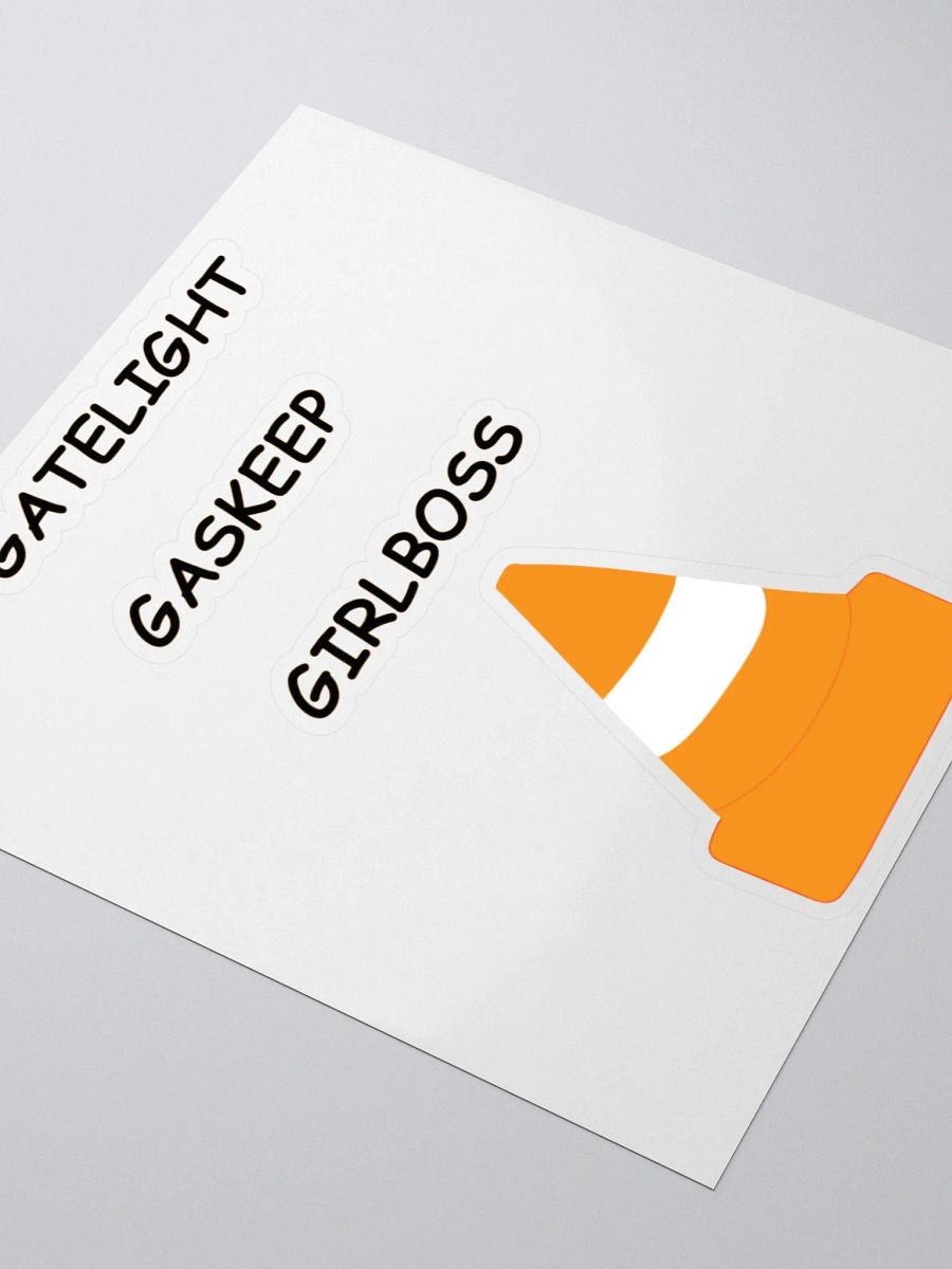 Gatelight, Gaskeep, Girlboss Sticker product image (3)