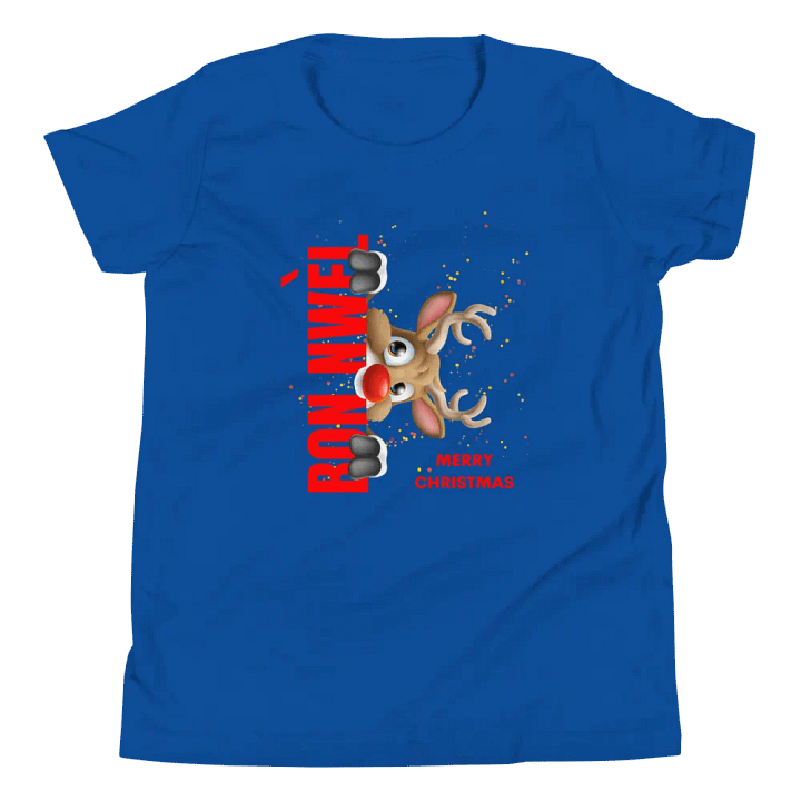 Rudolph's Merry Christmas Youth T-Shirt product image (37)