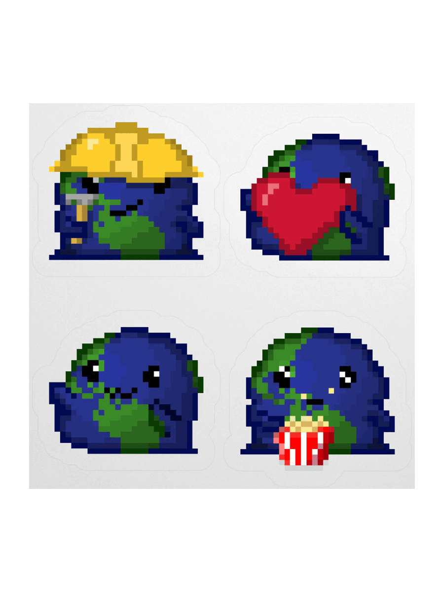 BTE Hug 4-Sticker Pack product image (3)