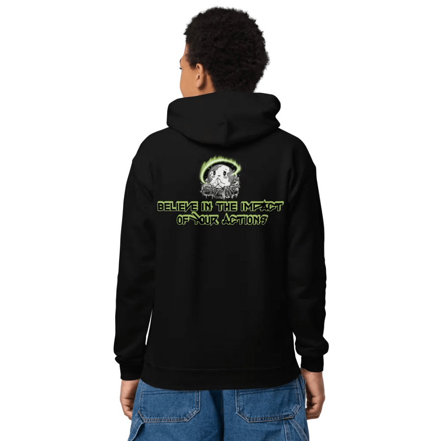 Save Me Kids Hoodie | Eco-Friendly Style for Young Activists product image (3)