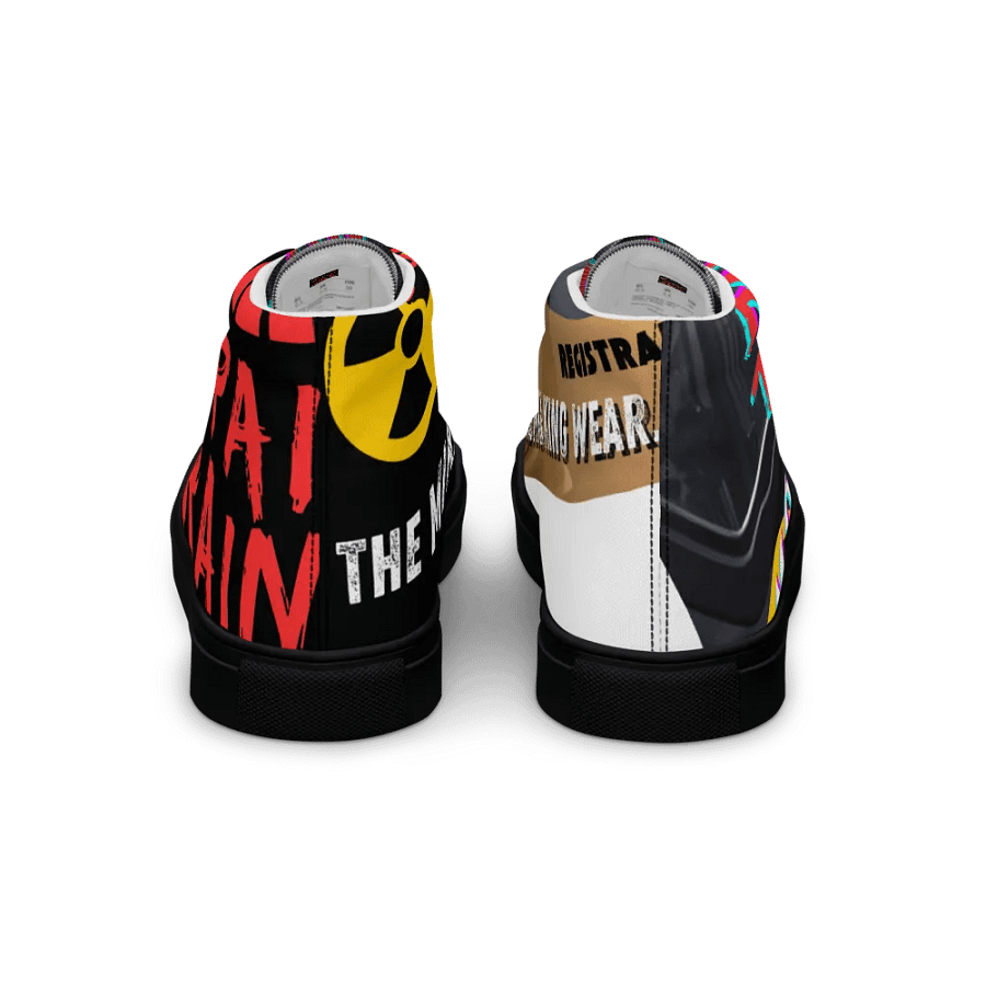 Zapatillas sport fitness de lona de caña alta para mujer by the mika king wear product image (5)