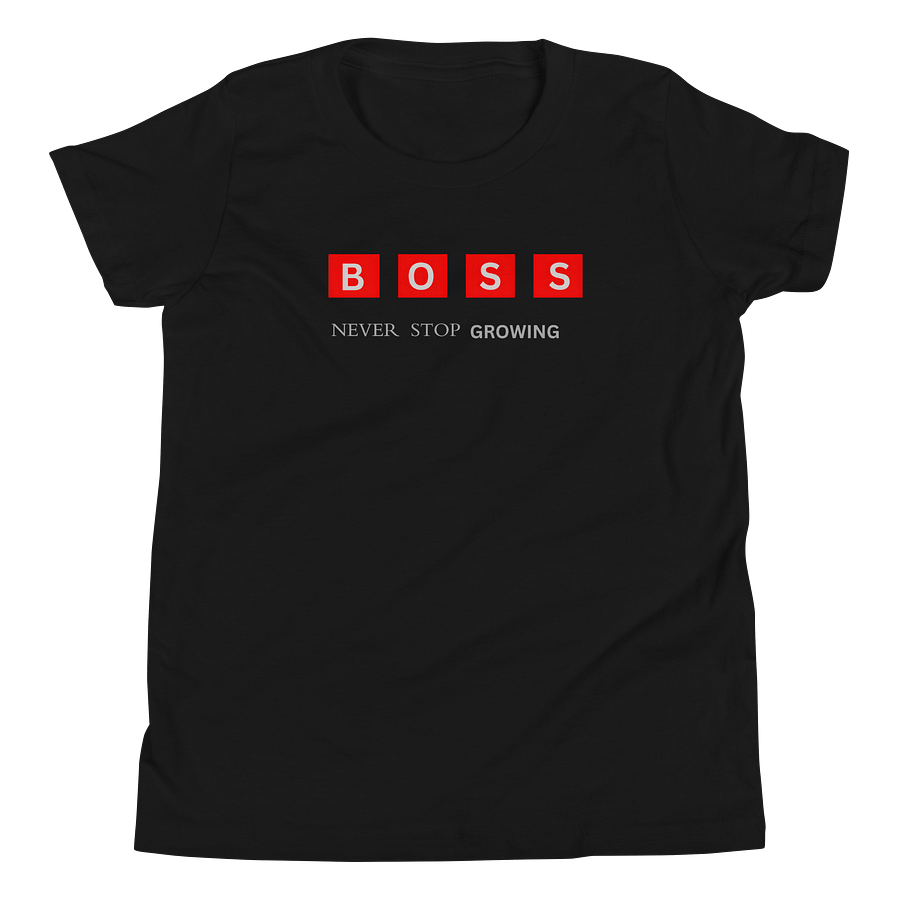 Kids Youth Short Sleeve T-Shirt Boss Logo Letter product image (4)