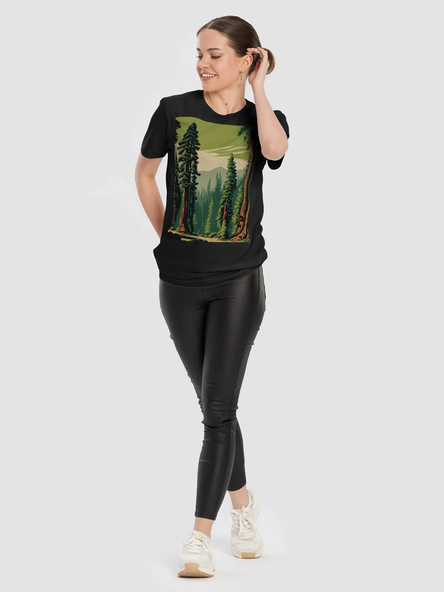 Retro Style Giant Sequoia Forest T-Shirt product image (10)