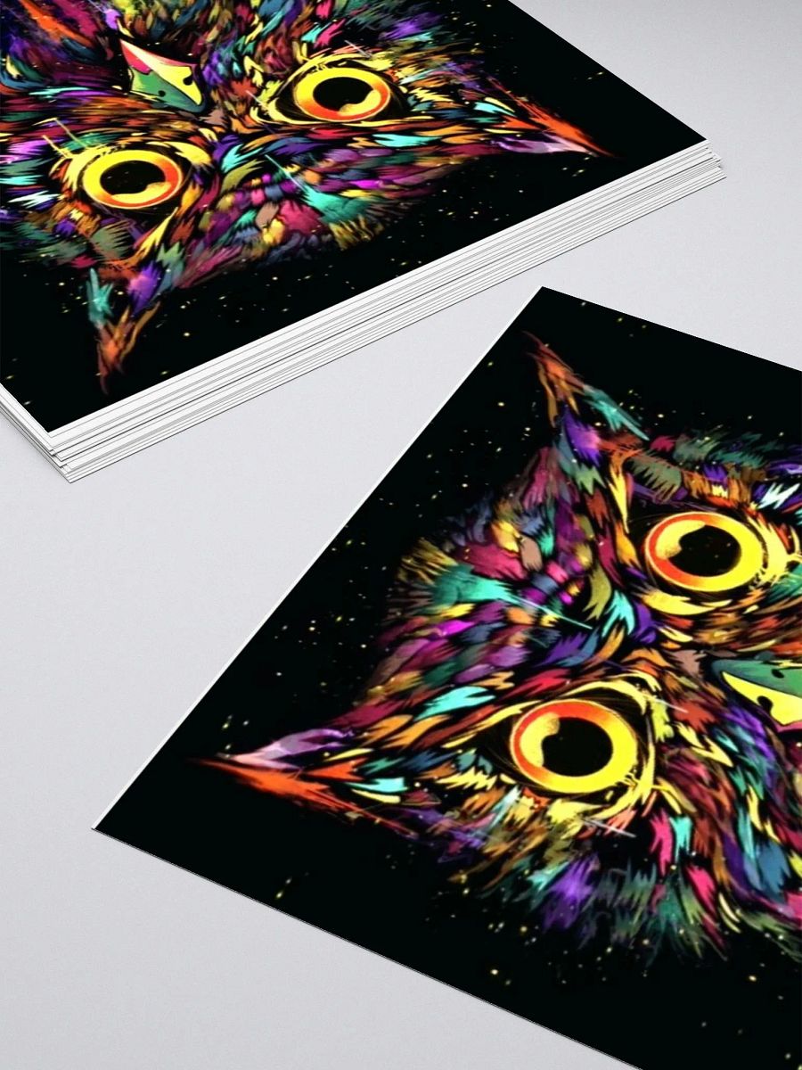 Drippy Owl Sticker product image (4)