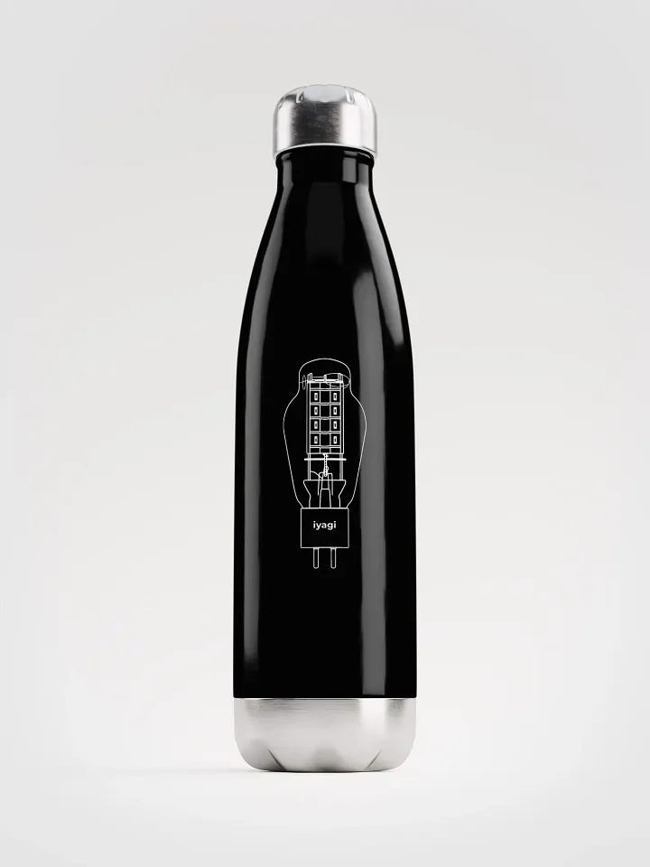 iyagi 300B Tube Stainless Steel Water Bottle (black) product image (1)
