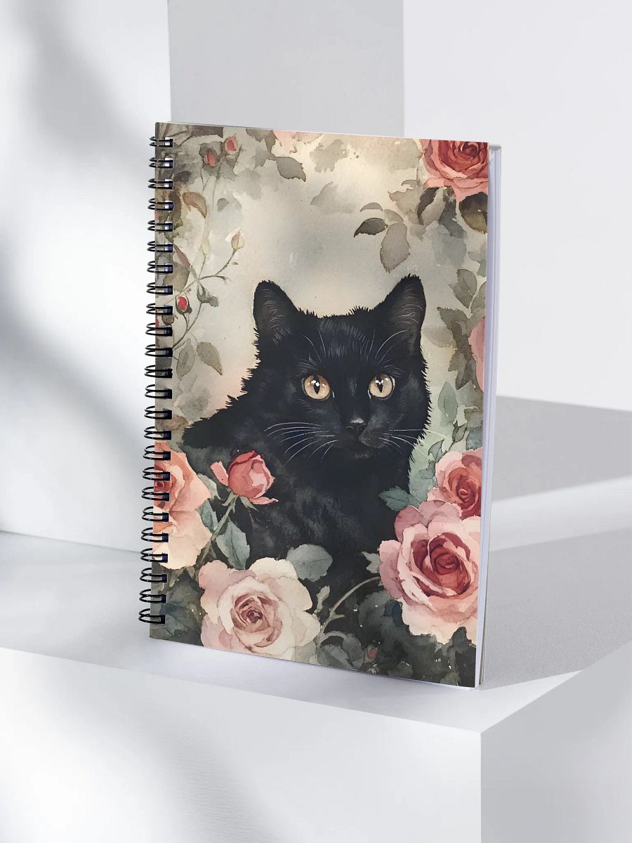 Rose Noir Spiral Notebook product image (4)
