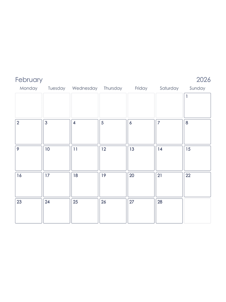 月历 Month Calendar product image (2)