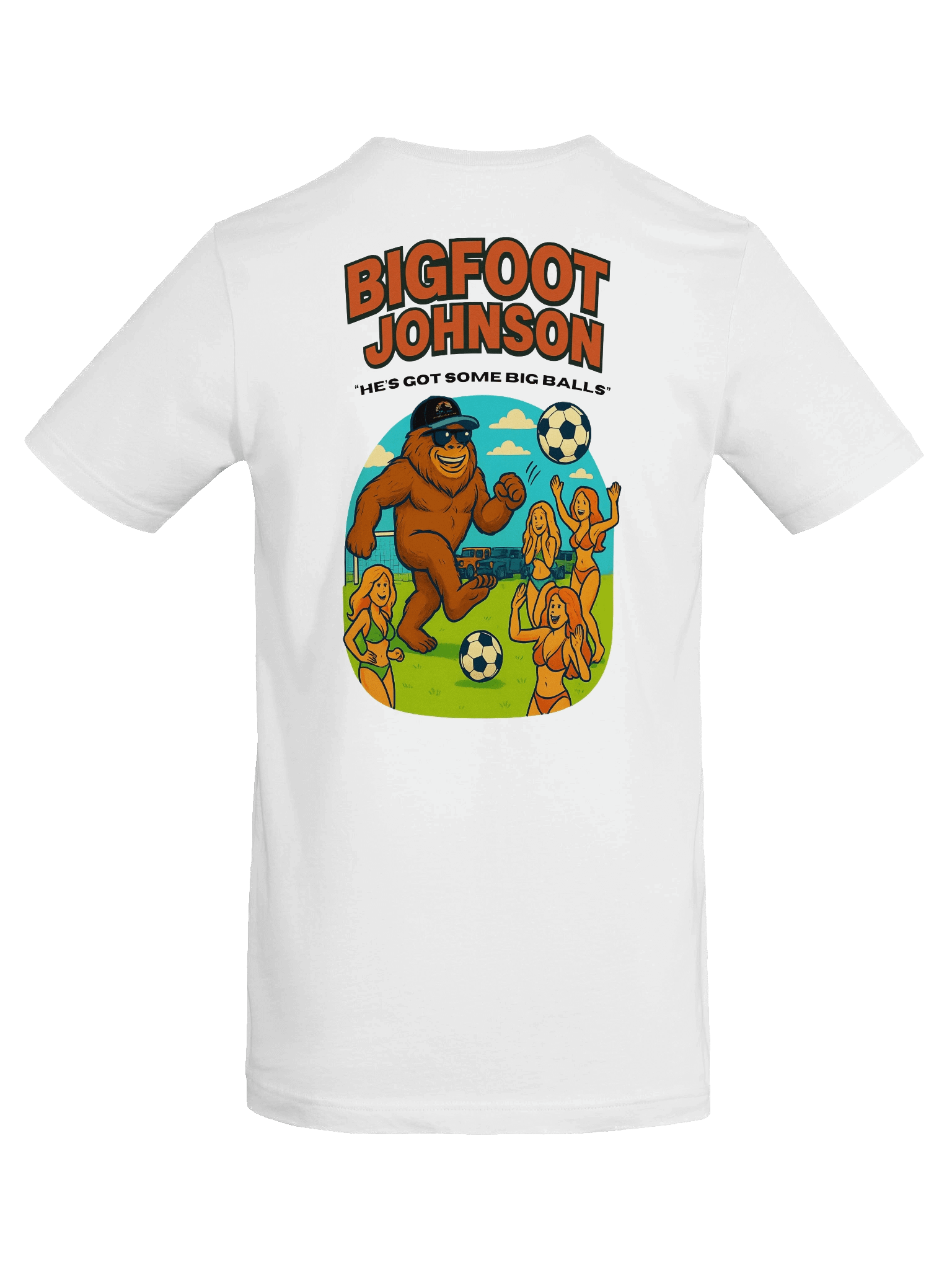 Bigfoot Johnson Big Balls Tee (White) product image (8)