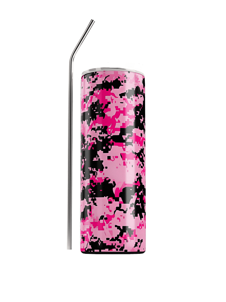 Pixel Pink Camo Stainless Tumbler product image (1)