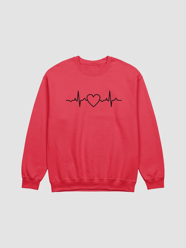 Heartbeat Rhythm Crewneck Sweatshirt product image (1)