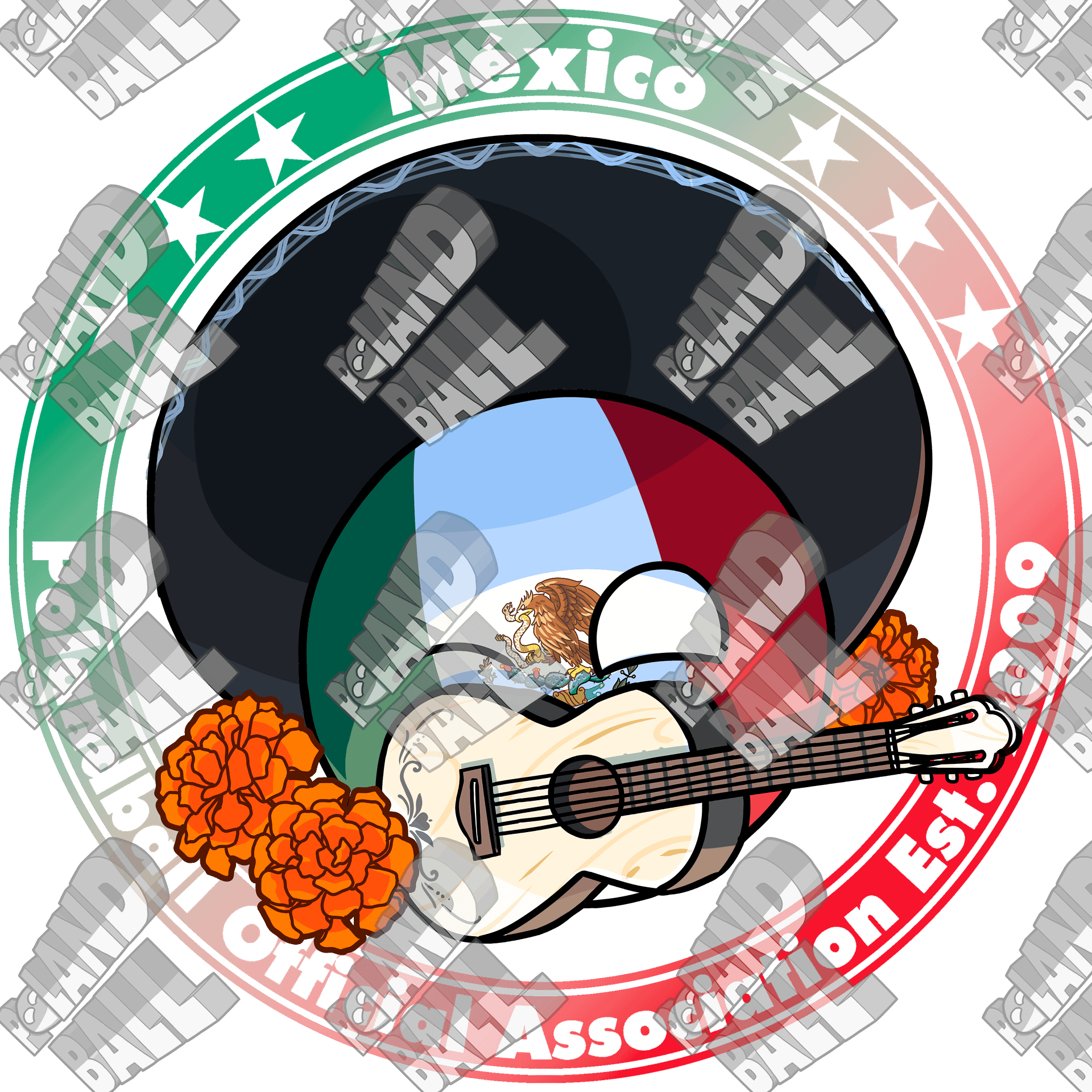 Polandball Official Association T-shirt - Mexico product image (21)