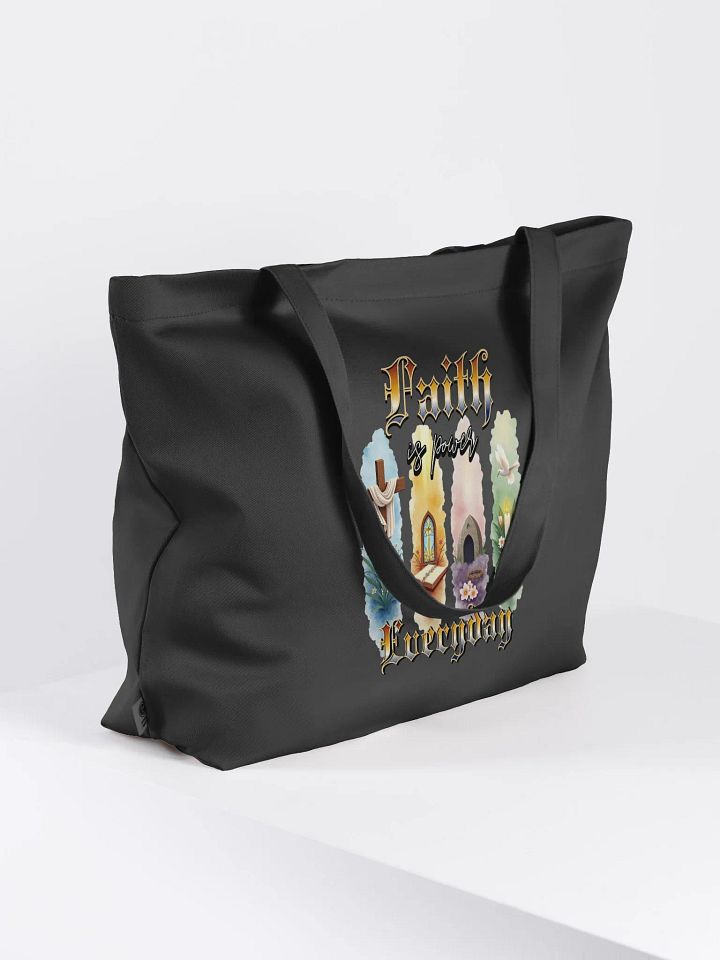 Faith Is Power Everyday Divine Organic Tote Bag product image (1)