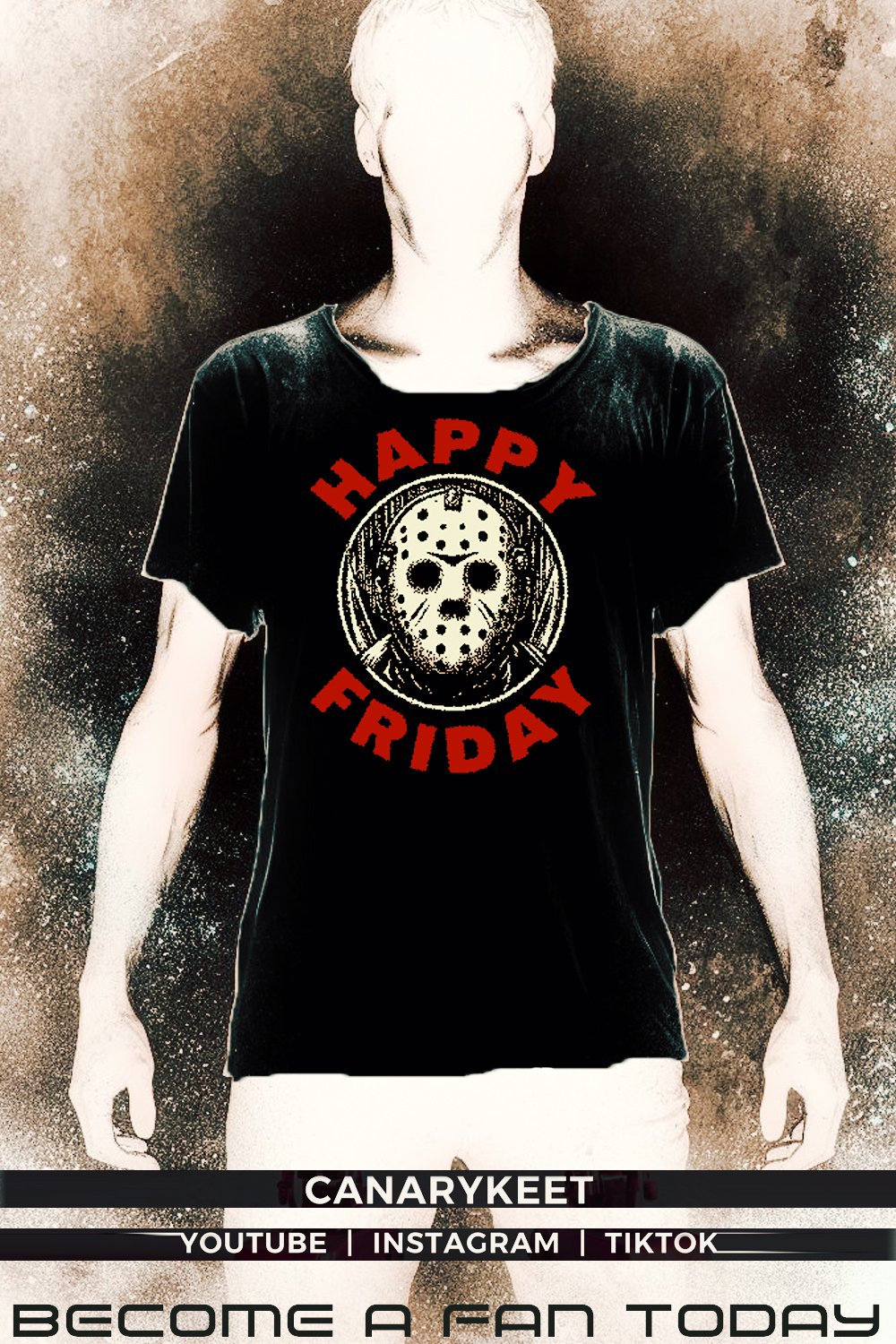 Happy Friday The 13th Hockey Mask T-Shirt product image (3)