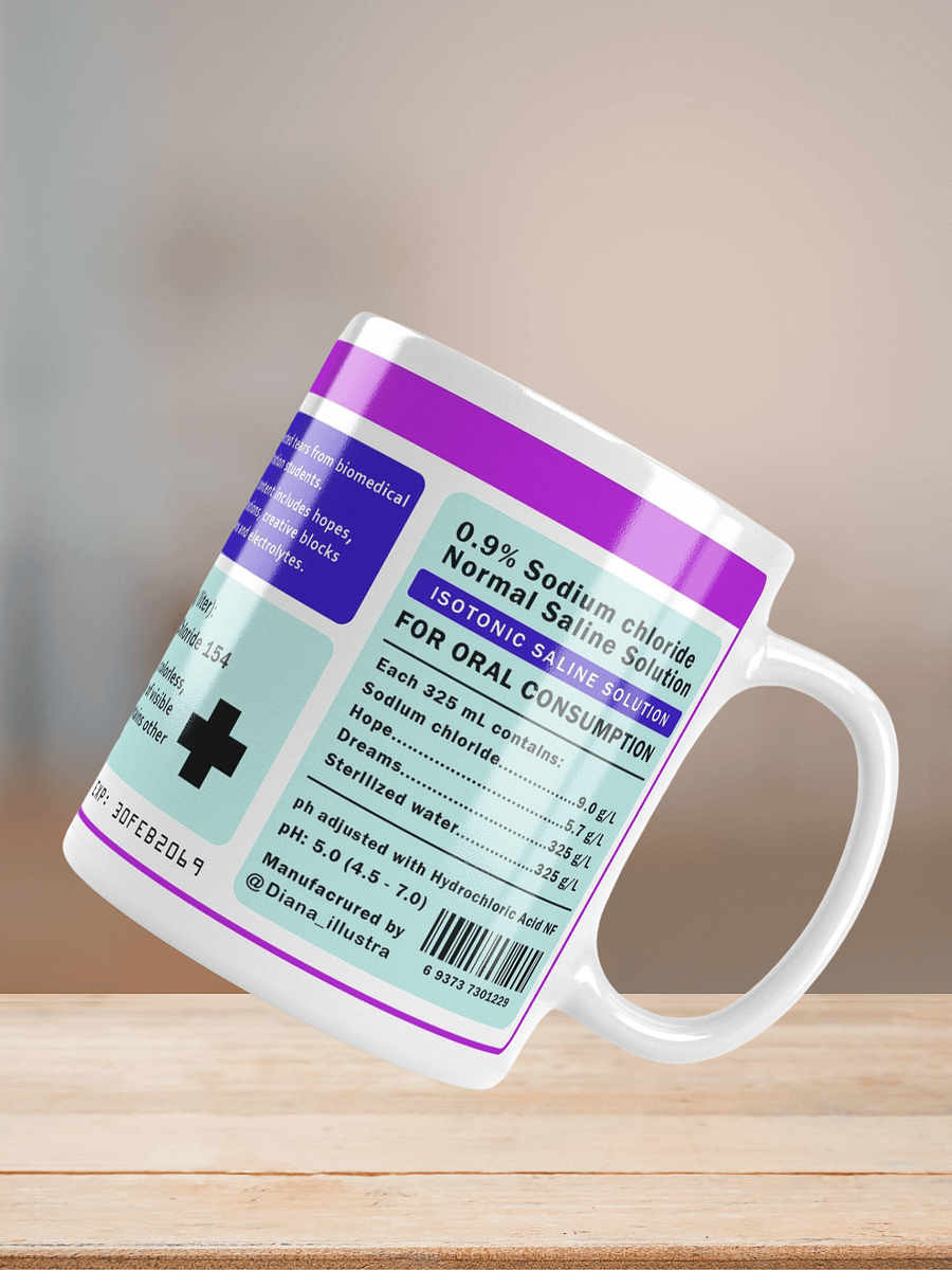 "Biomedical illustration student tears" Ceramic mug product image (8)