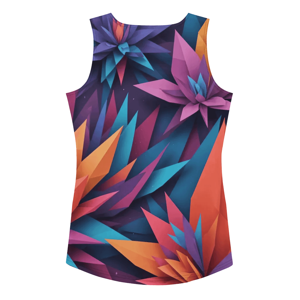 Origami Garden All-Over Print Tank product image (2)