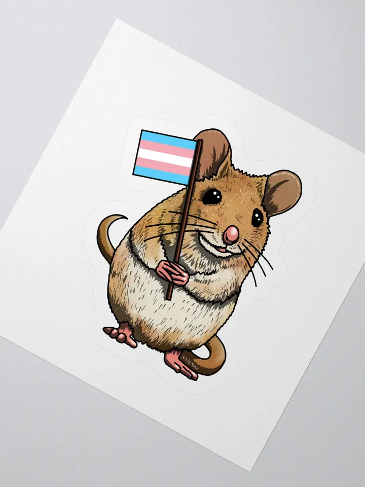 Trans Mouse Kiss Cut Stickers product image (6)