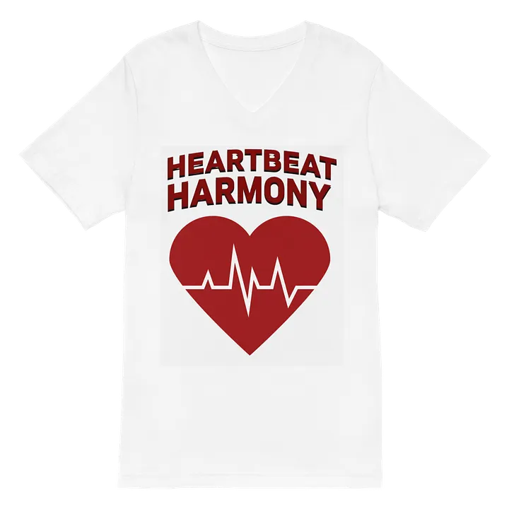 Harmonic Heartbeat V-Neck Tee product image (6)