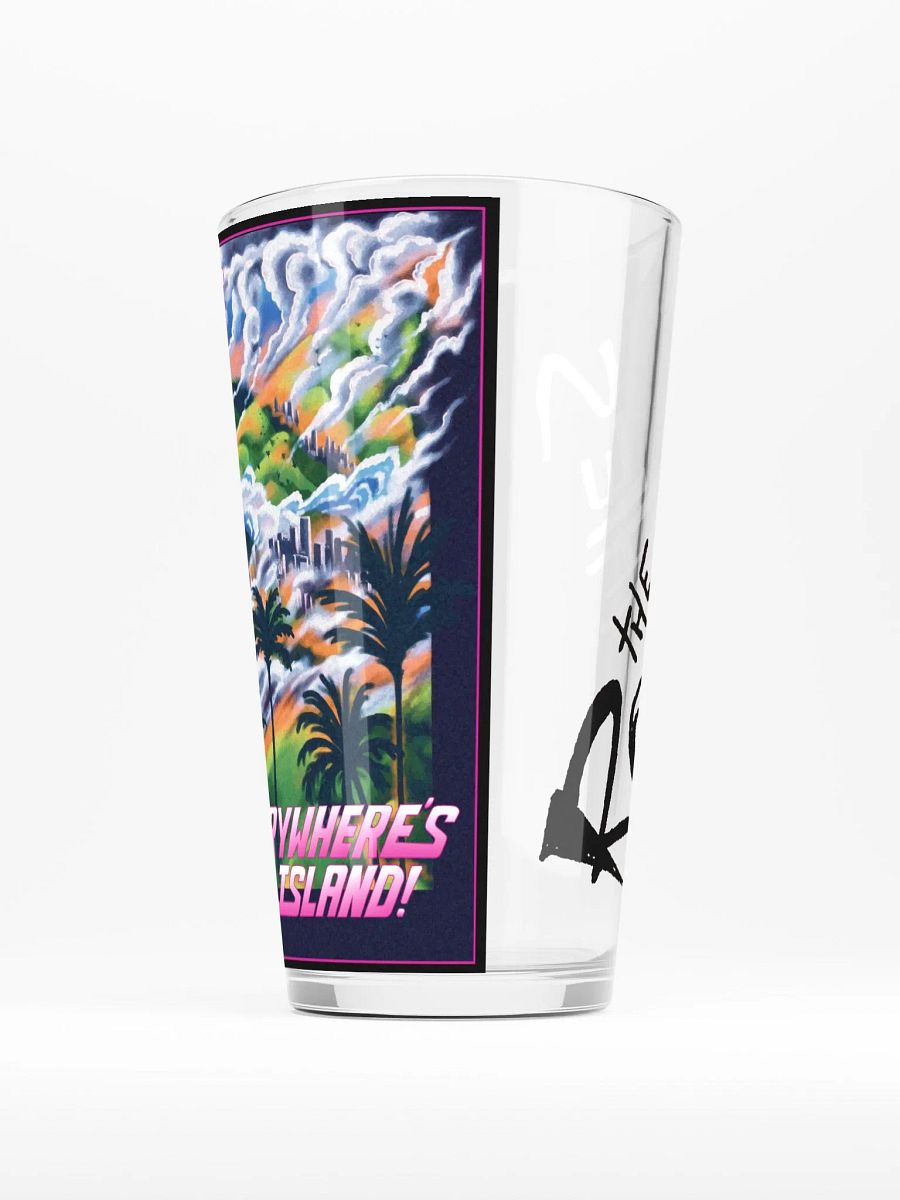 Everywhere's An Island Pint Glass product image (3)