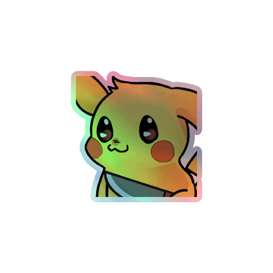 Sparkling Pikachu Holographic Sticker Set product image (1)