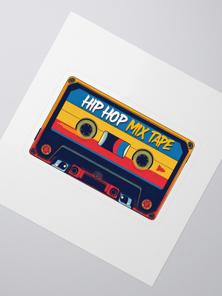 Retro Hip Hop Mix Tape Stickers product image (2)