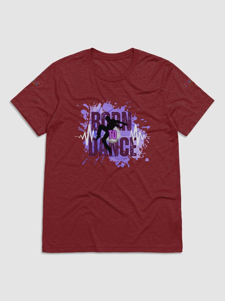 Born to Dance His Silhouette Tri blend Tee product image (2)