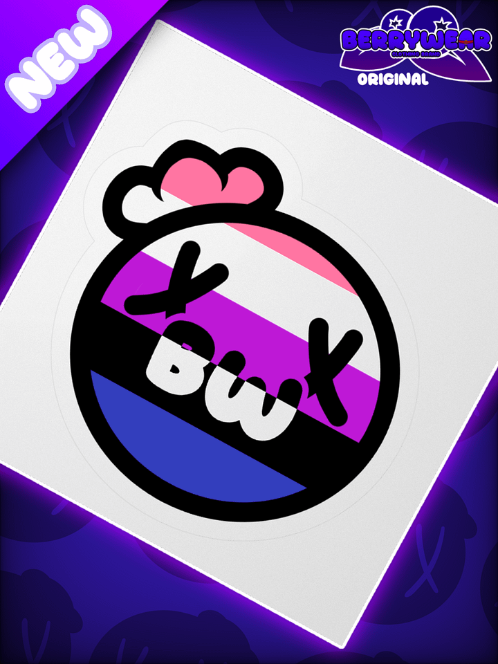 Berrywear Pride - Genderfluid Pride Die Cut Sticker product image (1)