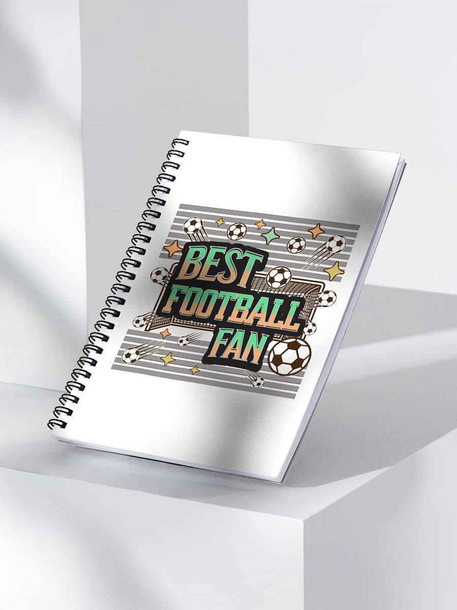 Best Football Fan Fanatic Spiral Notebook product image (2)