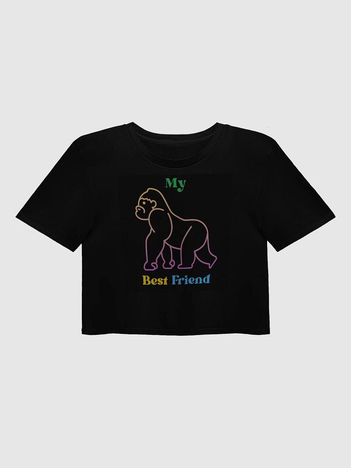 Gorilla "My Best Friend" Crop Top product image (1)