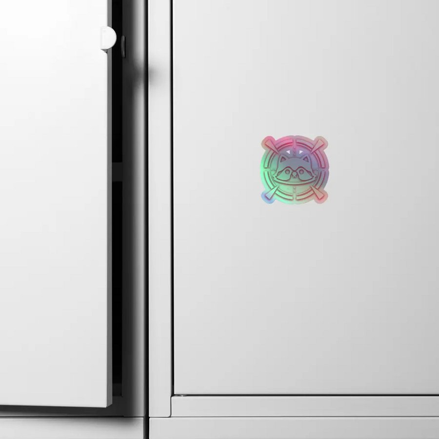 Holo logo sticker product image (6)