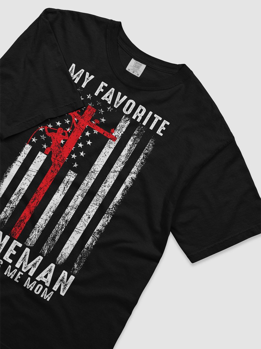 Proud Lineman Mom Tee product image (3)