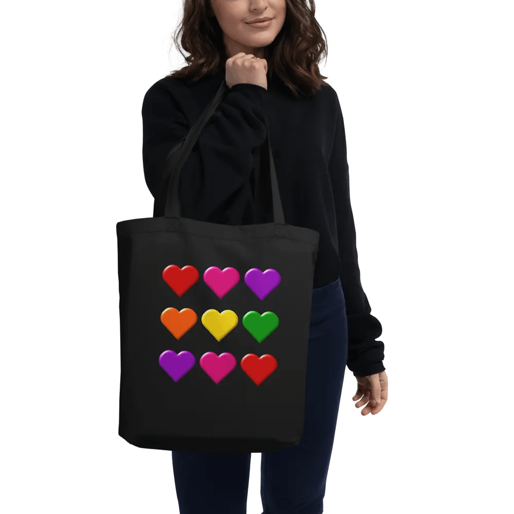 Valentine Hearts Tote Bag product image (1)