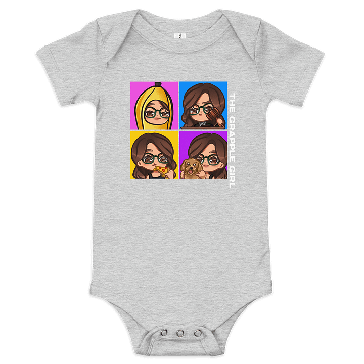 The Grapple Grid Baby Onesie product image (4)